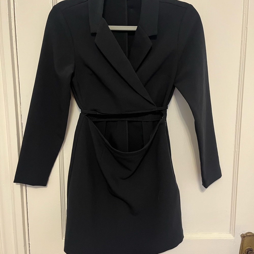 Abercrombie & Fitch Black Long Sleeve Dress